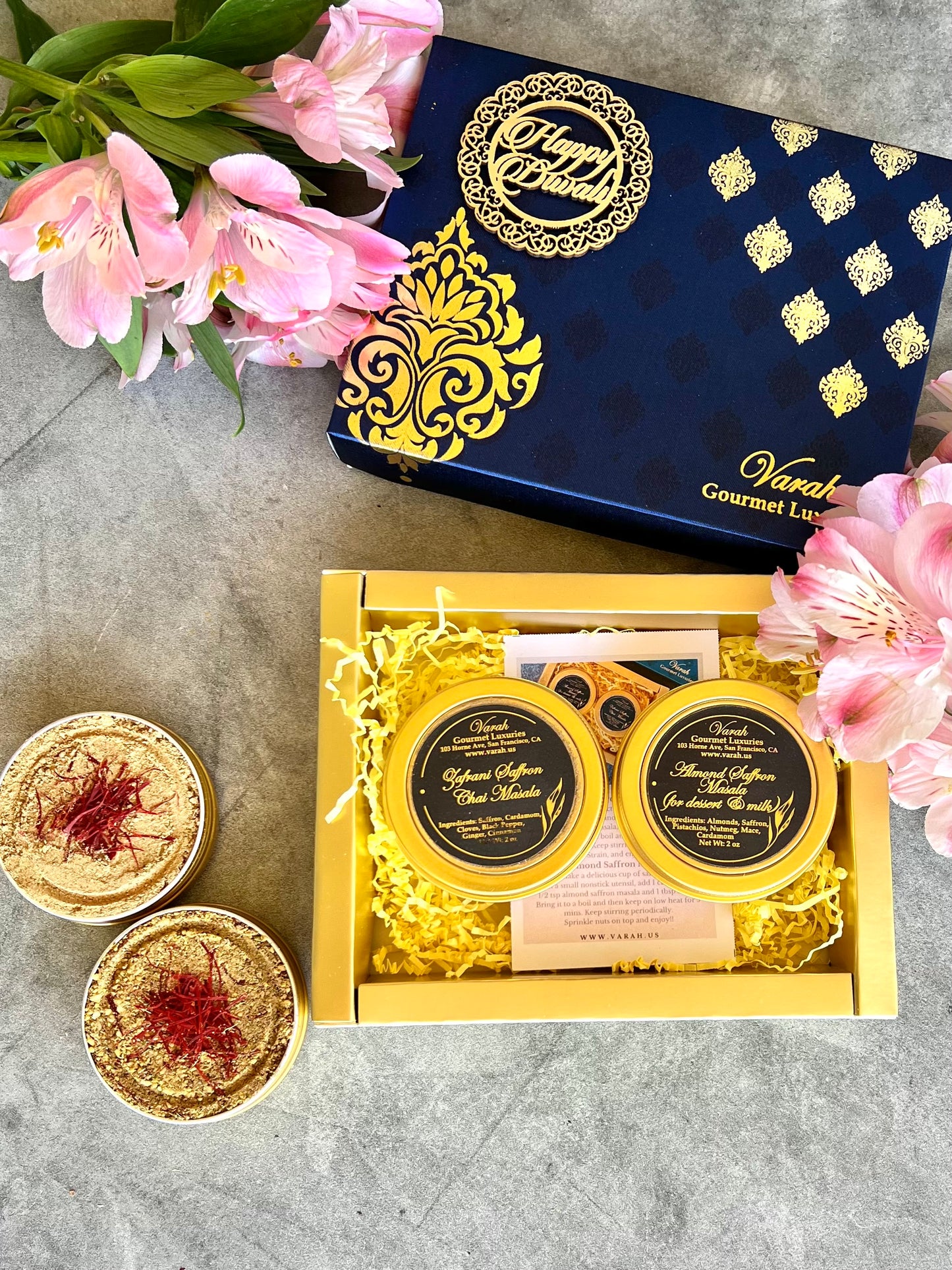 Saffron Spice Blends - Diwali Gourmet Gift Box