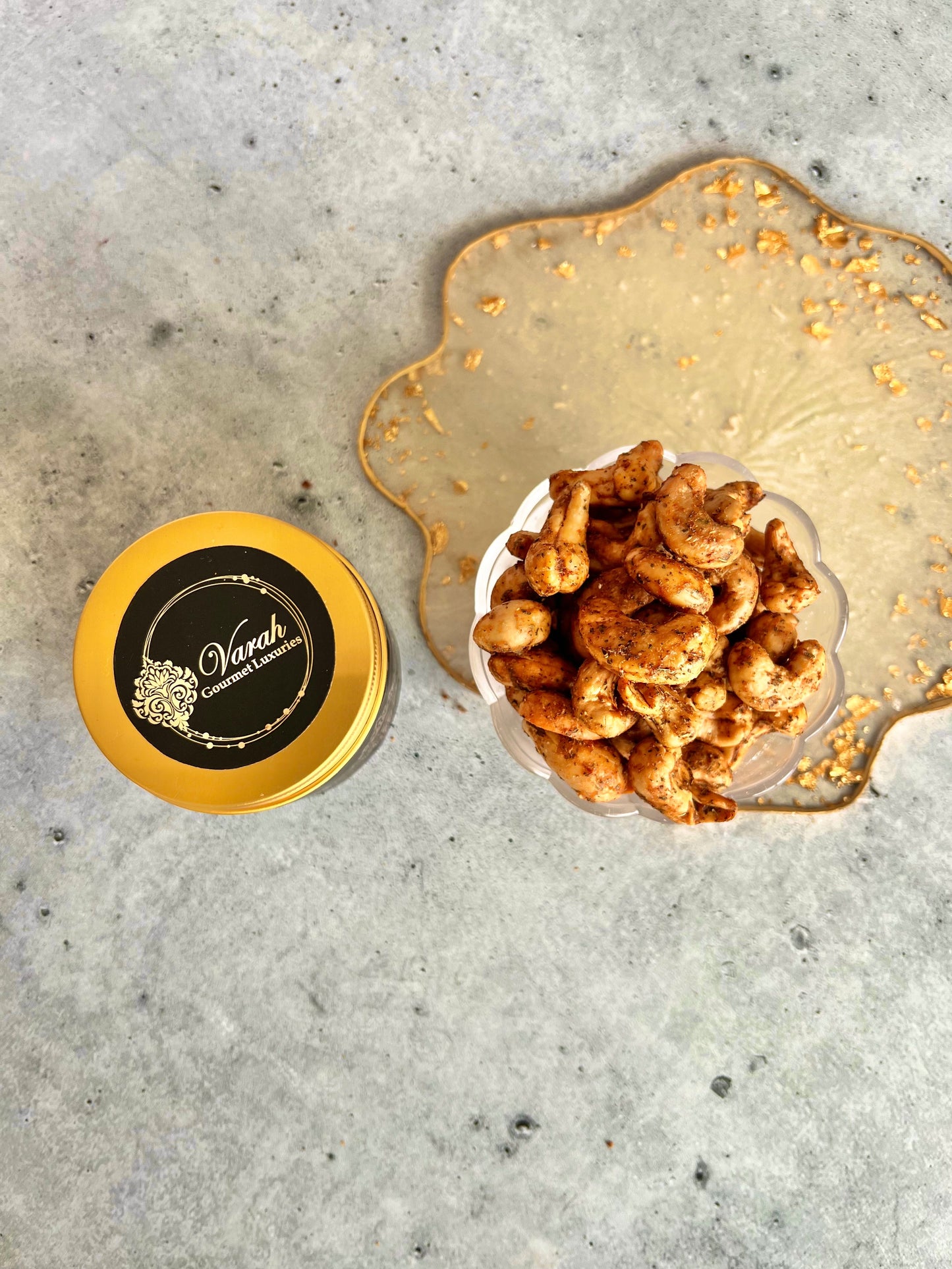 Tangy Mint Cashews snack jar