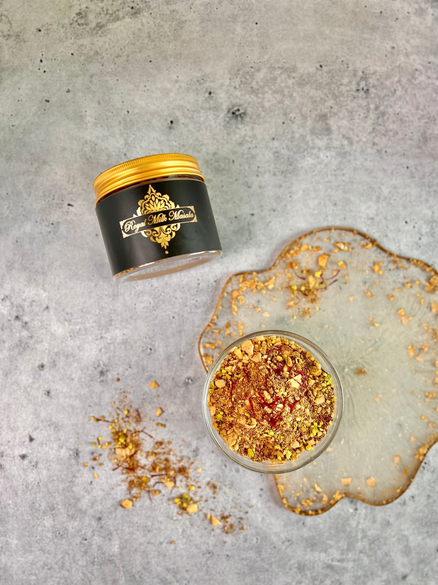 Royal Milk Masala - with nuts, spices and saffron
