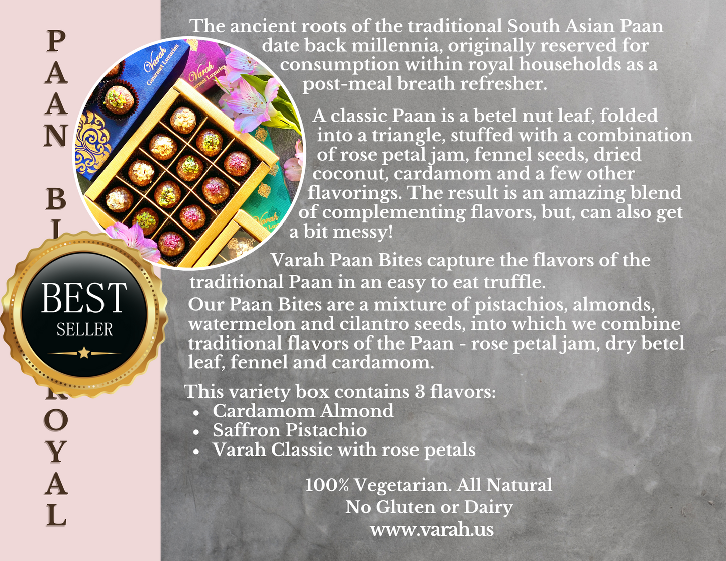 Product Description for Varah Paan Bites