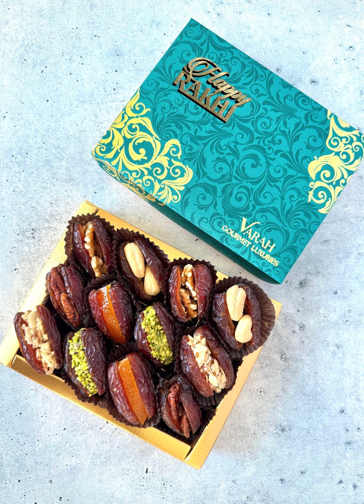 Premium Stuffed California Dates Raksha Bandhan Gift Box